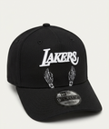 New Era 9FORTY A-Frame NBA Los Angeles Lakers All Black Skeleton Hands Edition Cap