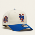 New Era 9FORTY A-Frame MLB New York Mets Chrome White Royal Blue Two-Tone Cap