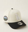 New Era 9FORTY A-Frame MLB Los Angeles Dodgers Chrome White Black Two-Tone Stadium Anniversary Cap