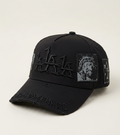 The Awakenings All Black Gothic Trucker Cap Custom Embroidery Patch Edition
