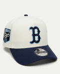 New Era 9FORTY A-Frame MLB Boston Red Sox Chrome Navy Two-Tone Side Patch Cap