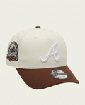 New Era 9FORTY A-Frame MLB Atlanta Braves Chrome Brown Two-Tone Cap