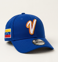 New Era 9FORTY A-Frame Venezuela Royal Blue V Logo Flag Patch Cap